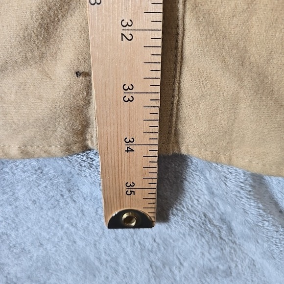 Schmidt Workwear Shirt Mens 2X Beige Flannel Long Sleeve Button Up Outdoors - Picture 4 of 6